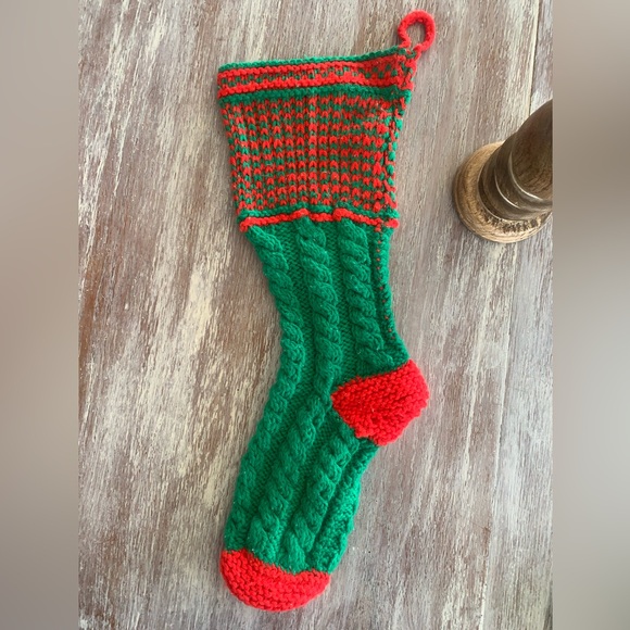 🌿🎄 Handmade Crocheted Christmas Stockings - Picture 6 of 10
